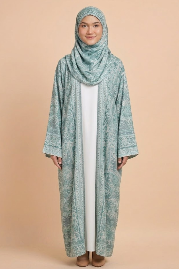 Abaya Pashmina Shining Stones