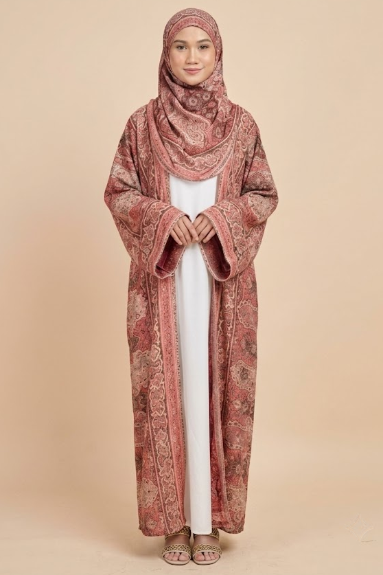 Abaya Pashmina Shining Stones