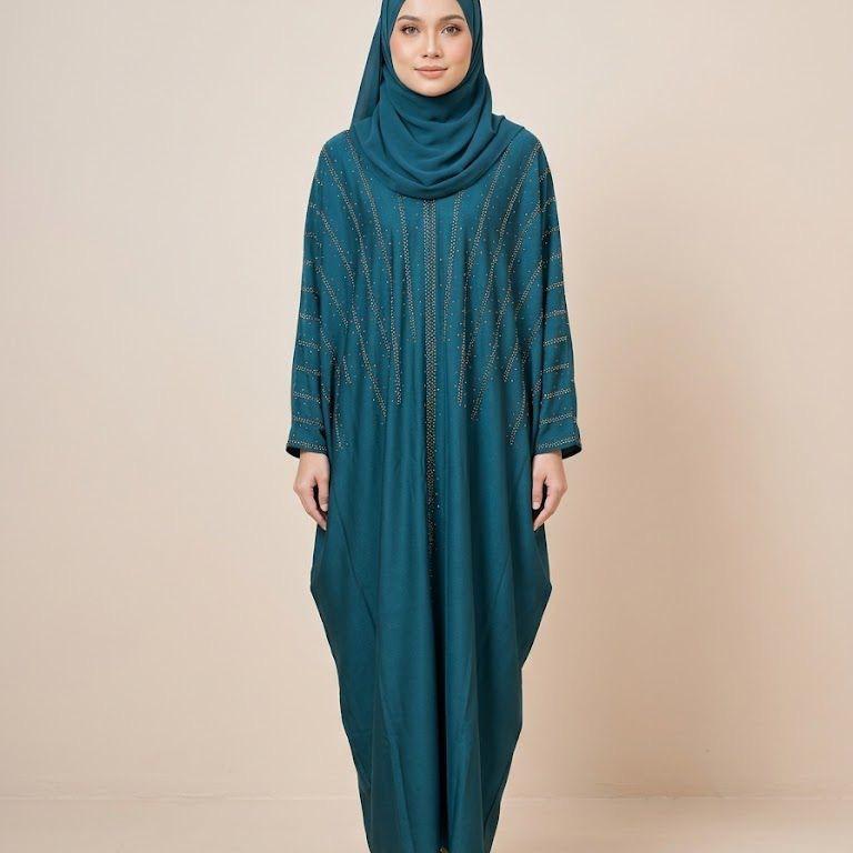 Abaya Maisara ELEMMIERA with stones Anggun Classy