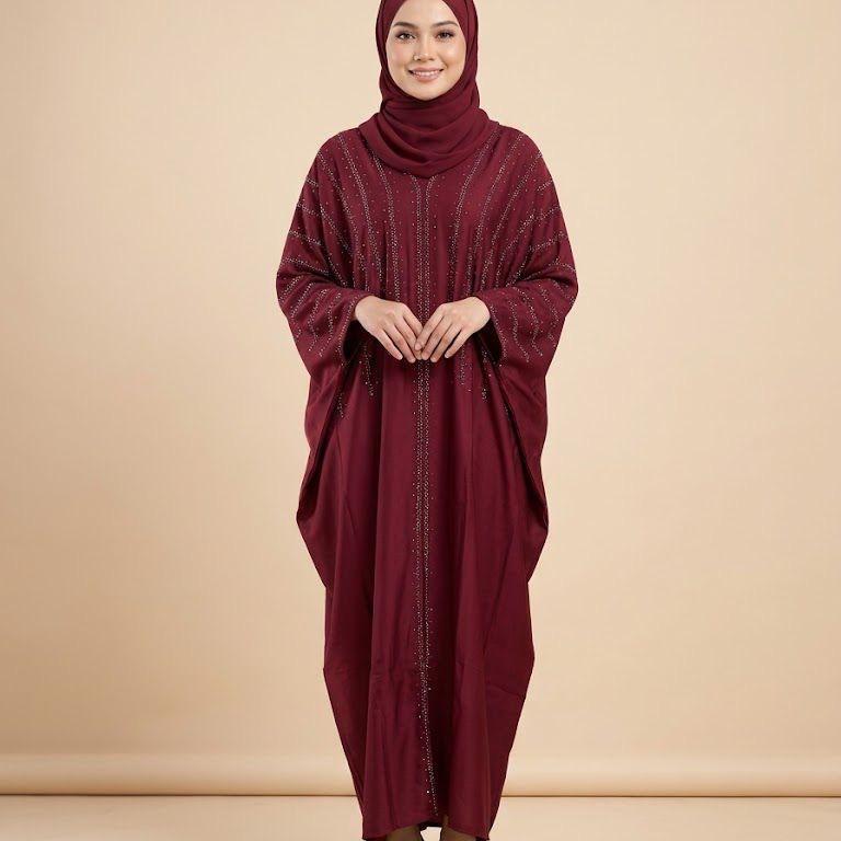 Abaya Maisara ELEMMIERA with stones Anggun Classy