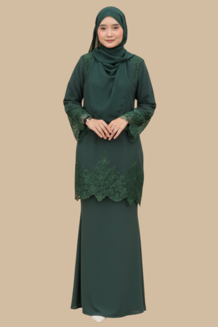 Kurung Diana, Premium Lace Elegant Modest